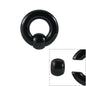 Big Size 11 Color Acrylic Bcr Card Ball Earrings
