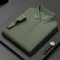 Light Business Silk Men's Short-sleeved T-shirt