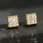 European And American Fashion Cool Square Earrings