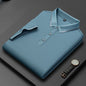 Light Business Silk Men's Short-sleeved T-shirt
