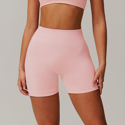 Seamless Tight High Waist Yoga Shorts Fitness Running Shorts