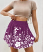 Women's Floral Print Loose Short Culottes