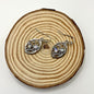 Europe And America Creative Leaves Embedded Colorful Moonstone Earrings Women