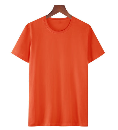 Cotton T-shirt Men's Black Loose Short Sleeve Top