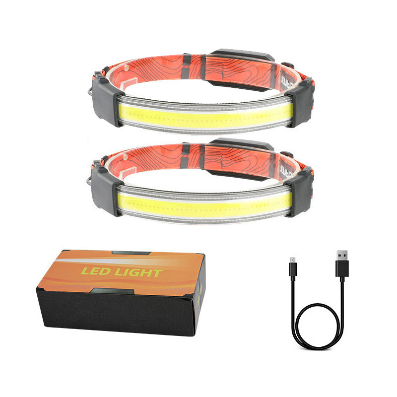 Riding Tail Red Light Electric Display Running Miner's Lamp
