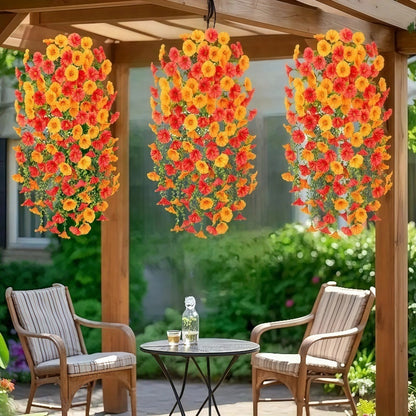 Simulation Morning Glory Outdoor Artificial Plant Flower Vine
