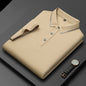 Light Business Silk Men's Short-sleeved T-shirt