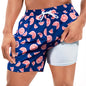 Men's Fashion Loose Quick-drying Boxer Swimming Trunks