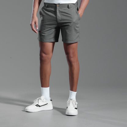 Men's Loose Plus Size Linen Cotton Blended Casual Short-length Pants