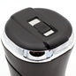 Push-pull Lighter Accessories Smokeless Detachable USB Rechargable Car Ashtray Home Portable Smell Proof With Lid LED Blue Light
