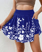 Women's Floral Print Loose Short Culottes