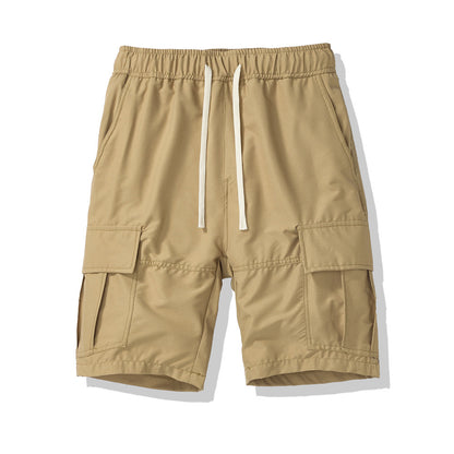 Men's Multi-pocket Loose Cropped Pants Outdoor Leisure