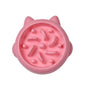 Pet Dog Cat Slow Feeder Bowls Anti Choking Slow Feeder Dish Bowl Home Dog Eating Plate Anti Gulping Bowl Supplies