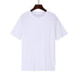 Cotton T-shirt Men's Black Loose Short Sleeve Top