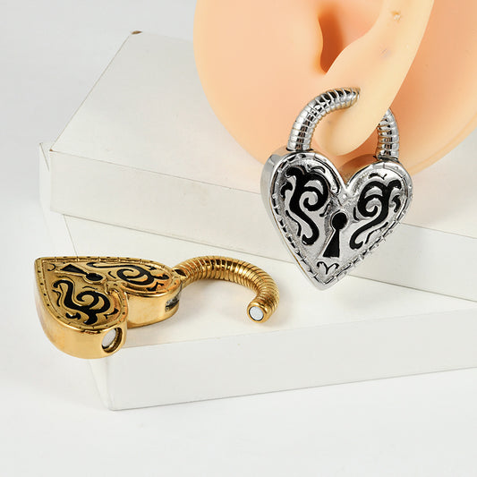 Women's Fashion Personalized Heart-shaped Ear Piercing