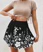 Women's Floral Print Loose Short Culottes