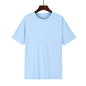 Cotton T-shirt Men's Black Loose Short Sleeve Top