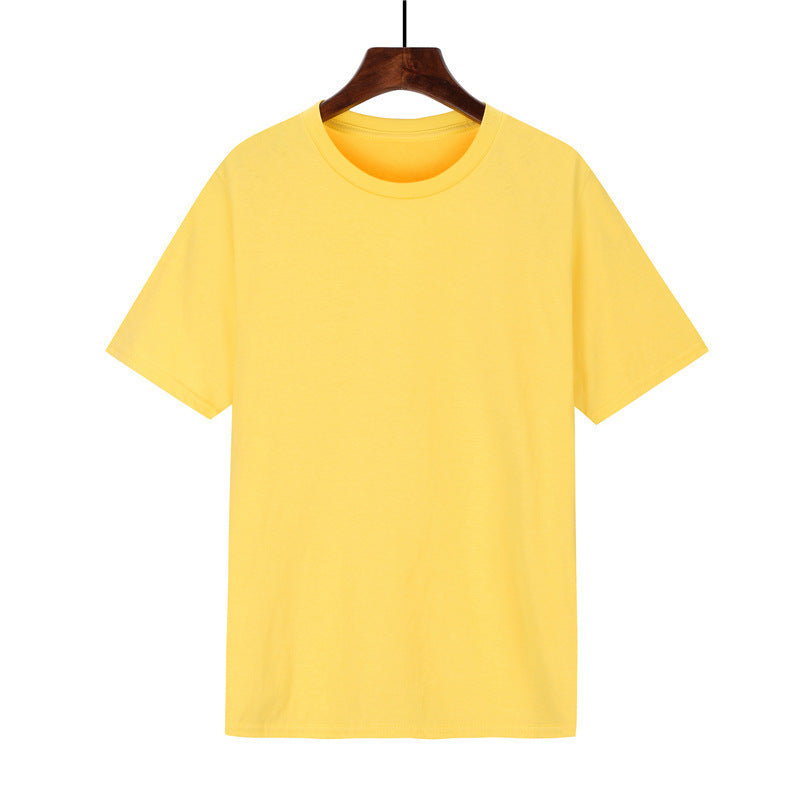 Cotton T-shirt Men's Black Loose Short Sleeve Top